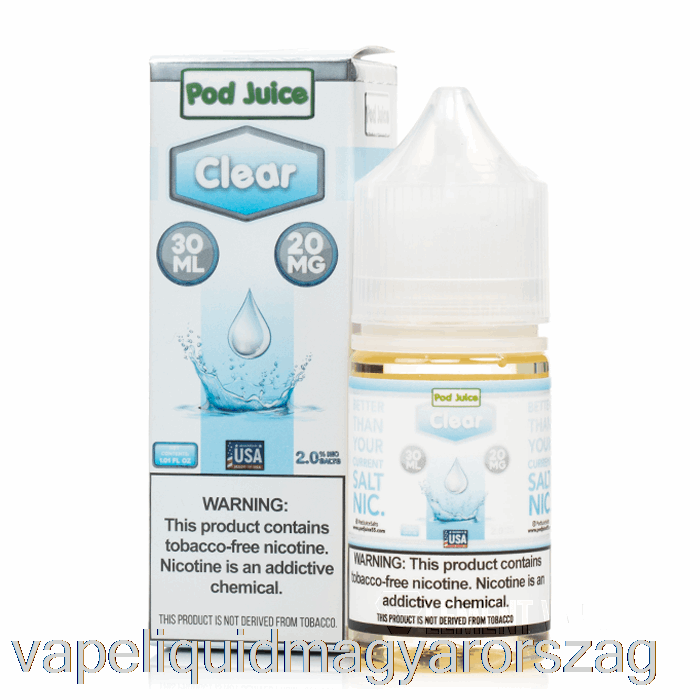 átlátszó Hüvelylé - 30 Ml 20 Mg Vape E Cigi